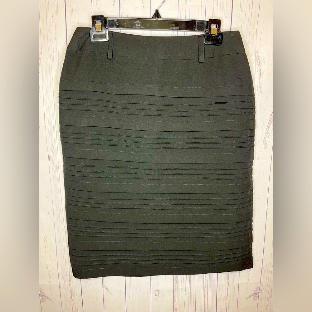 Sharagano Studio Pencil Skirt Women’s Size 6 Black Career Work Wear